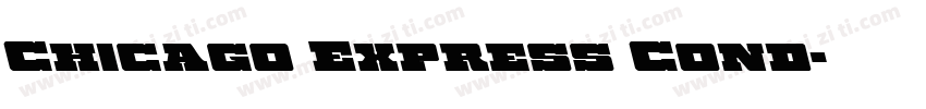 Chicago Express Cond字体转换
